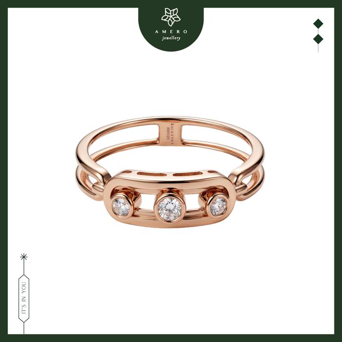 Cincin Emas 17K Mouve MR-55 Amero Jewellery