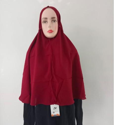 ZM Zaskia Mecca Izy Hijab Kerudung Bergo Marun
