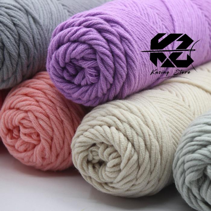 Benang Rajut Akrilik Acrylic Yarn 8 Ply / Worsted Yarn 8Ply