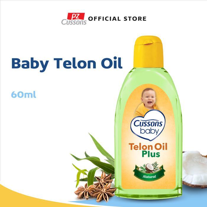 Cussons Baby Telon Oil Plus Natural - Minyak Telon Bayi 60ml