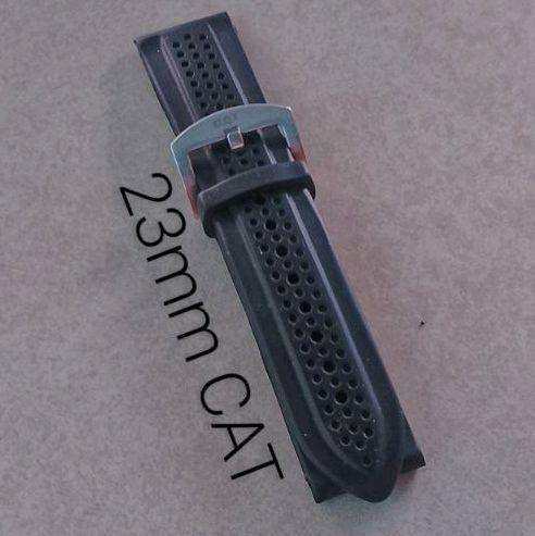 strap rubber jam tangan catt 23mm second