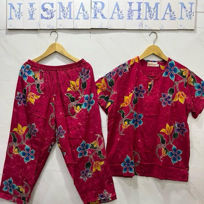 Cp Batik Sunan Ori  Xl - Jumbo T. Pendek Celana Panjang Ld 120Cm