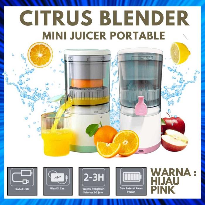 Citrus Blender Mini Juicer Portable Alat Peras Buah Otomatis Multifungsi / Blender Juicer Portable U