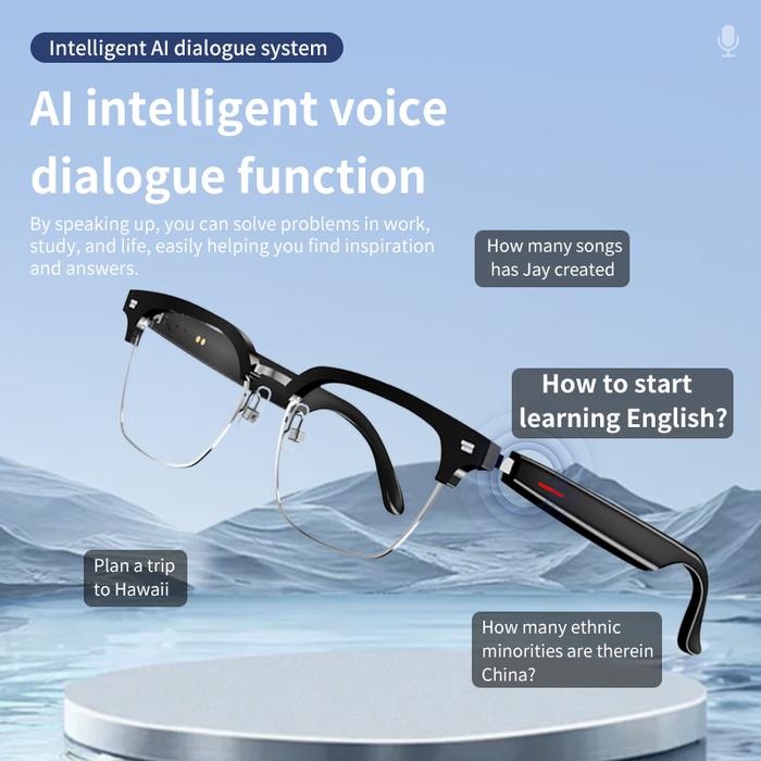New 3 in 1 Smartglasses & Translator & Headset with Microphone Voice Assistant Bluetooth Call Fashio