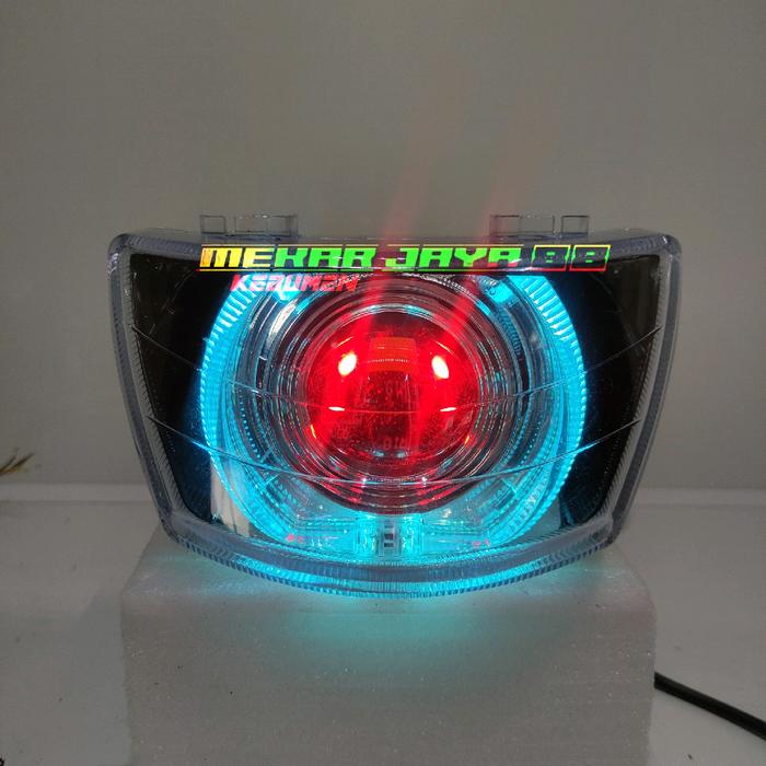 REFLEKTOR LAMPU DEPAN FIZ R DAN VEGA LAMA SEMI ALA ALA BILED BILED KW Ukuran 4.5inc