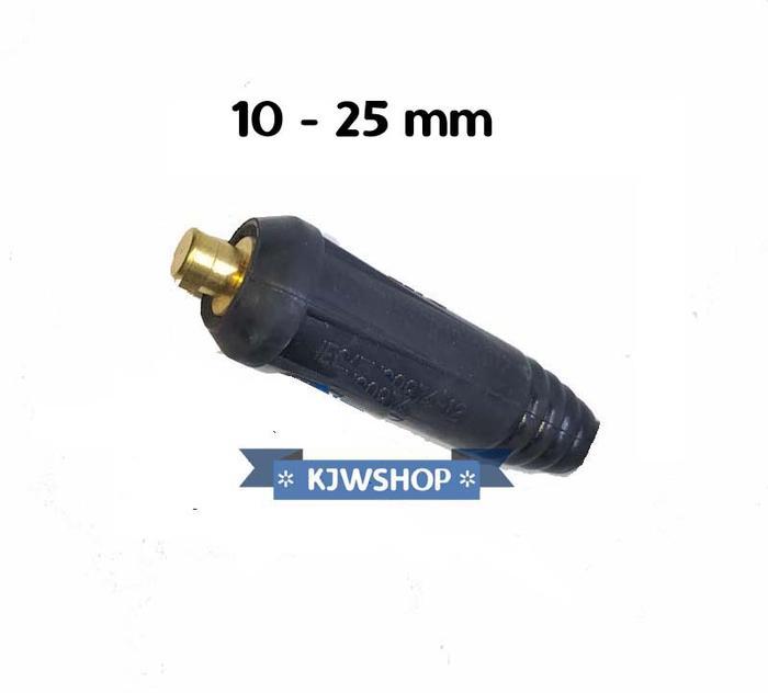 Cable Connector Steker Colokan Konektor Kabel Travo Las 10 mm - 25mm