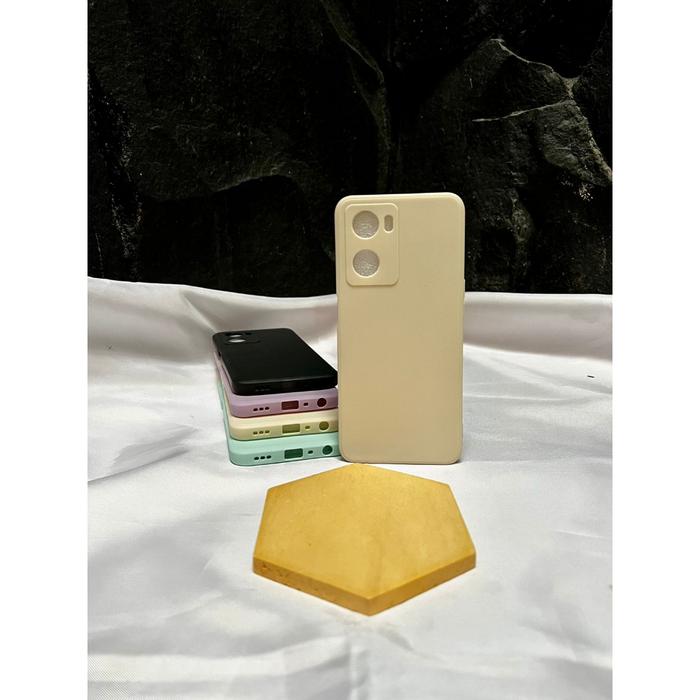 DM-COLLECTION Softcase Handphone Polos Silikon Case Full Color For Oppo a57 2020