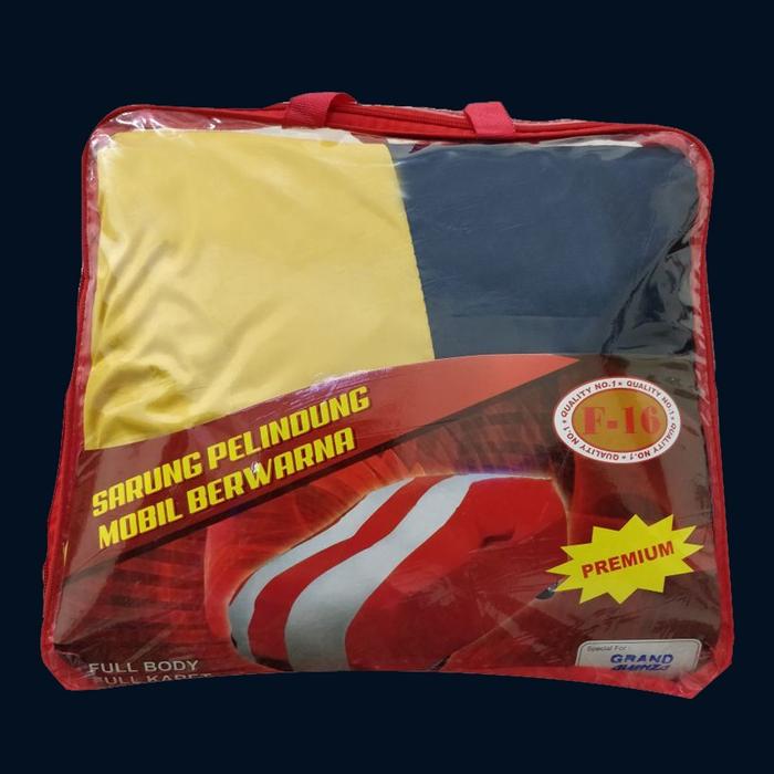 Cover Navy Gold Mobil Rush 2018 / Sarung Mobil All New Rush / Penutup Mobil Rush Terbaru
