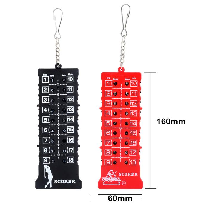 1Pc Portable Golf Scorecard Scoreboard Scorer Mark