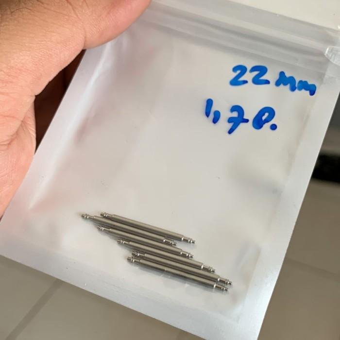 S♥55 SPRING BAR PEN JAM TANGAN TEBAL 1.78 ISI 6PCS SIZE 22MM I✔YF