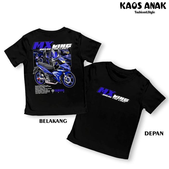 KAOS ANAK MOTIF MOTOR MX KING ANAK KAOS ATASAN ANAK MX KING BREAK THE LIMIT