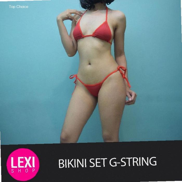 Lingerie Bikini Women Micro Bikini Thong Bra Set g string Premium | Kekinian