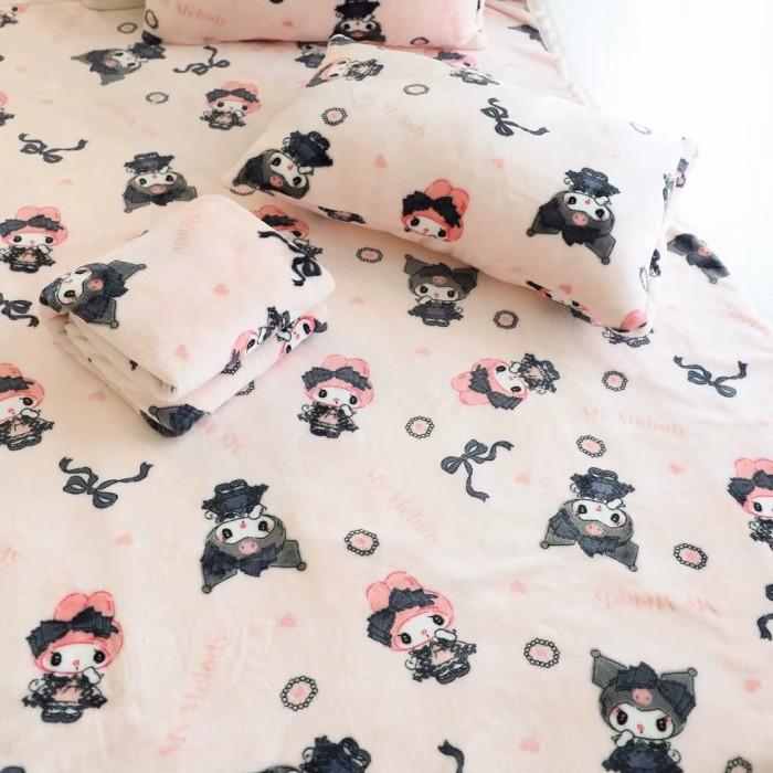 Selimut Blanket Sanrio Halus Kuromi Cinnamoroll