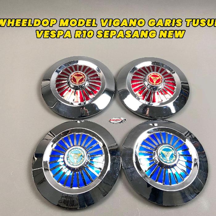 WHEELDOP WHEEL DOP WILDOP MODEL VIGANO GARIS TUSUK VESPA R10 SEPASANG NEW TERBARU   COCOK UNTUK VESP