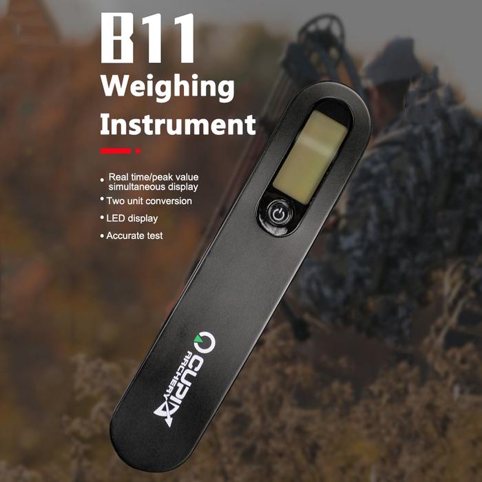 Bow Scale 110lbs Compound Recurve Bow Tension Weighing Tool LED