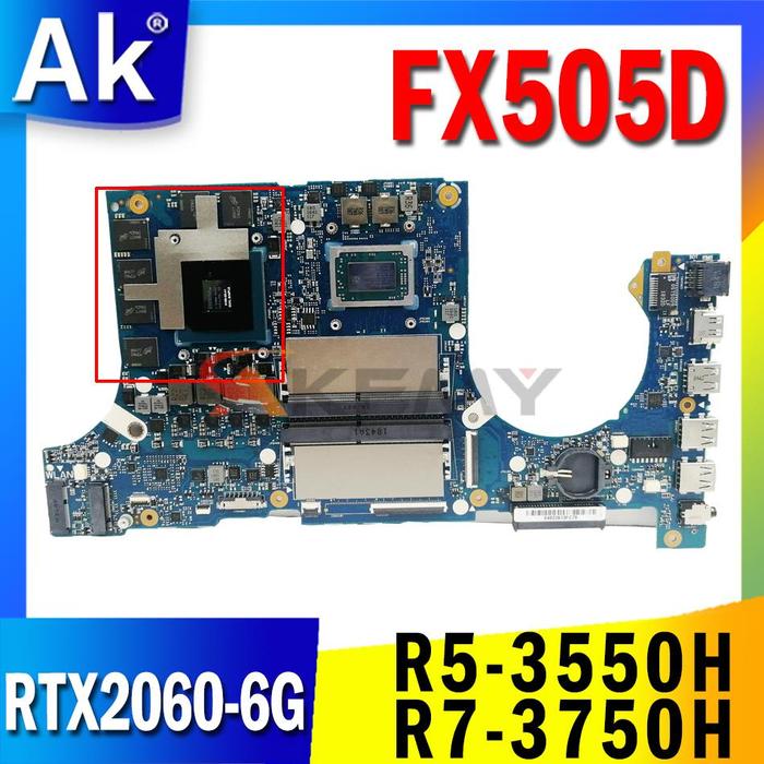 Papan Utama Notebook FX505D untuk Motherboard Laptop ASUS FX505DU