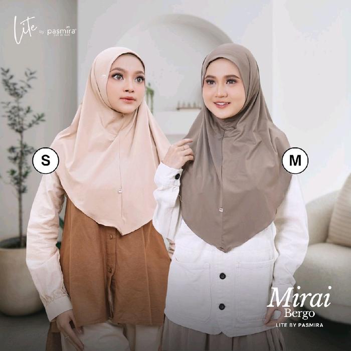 BERGO LITE MIRAI BY PASMIRA, HIJAB SPORT NON PED  Muslim
