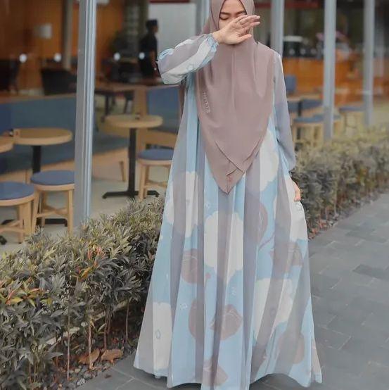 fitria rayya series 01 by zafeetri set khimar