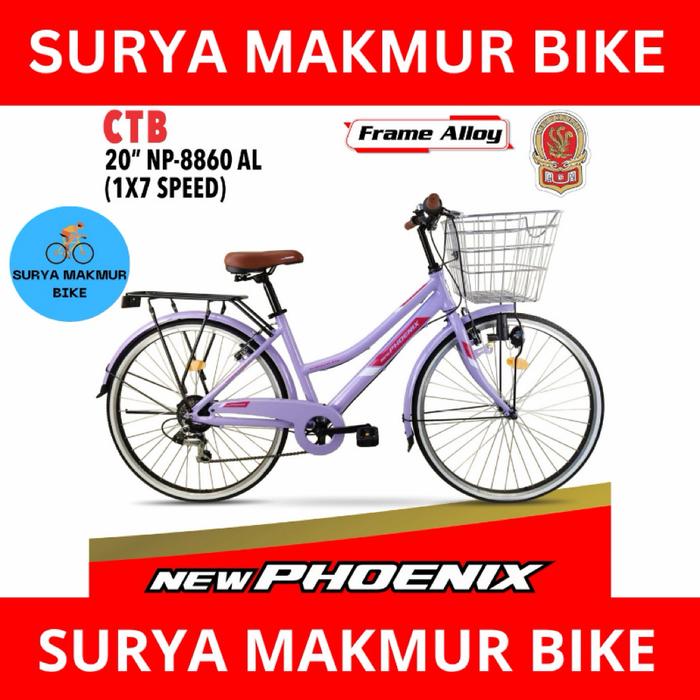 Sepeda CTB Mini 26 inch Exotic ET-5503 7 Speed By Pacific/26 Phoeix Np-8860 AL