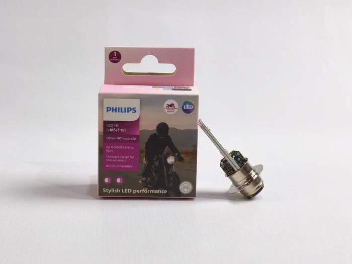 PHILIPS ORIGINAL 100% LAMPU DEPAN MOTOR LED BEAT FI BEAT POP BEAT STREET BEAT ECO LED M5 AC DC H6 Mo