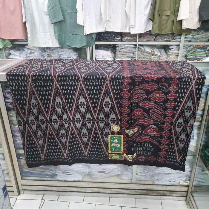 Sarung Tenun Pria Dewasa Botol Mumtaz Super Bahan Goyor Ukuran Jumbo