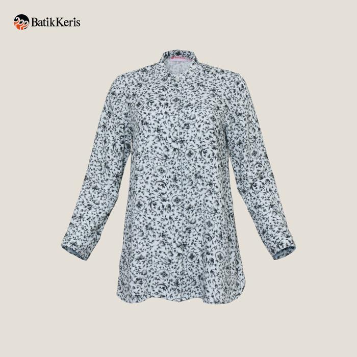 Batik Keris Tunik Batik Lengan Panjang Motif Keris Juwita Kedaton