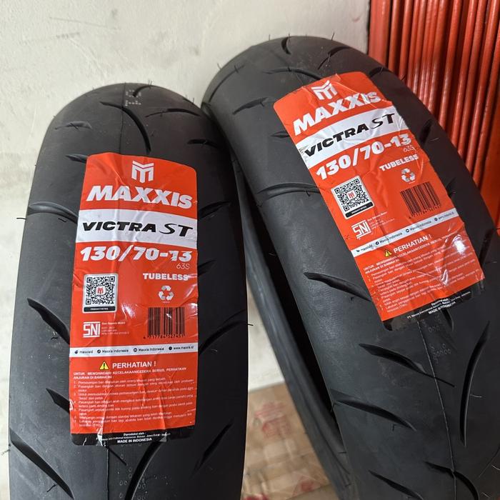 63S 130/70 RING 13 MAXXIS VICTRA ST BAN TUBELESS LUAR TL FOTO RODA VELG MOTORCYCLE BUKAN SWALLOW MOT