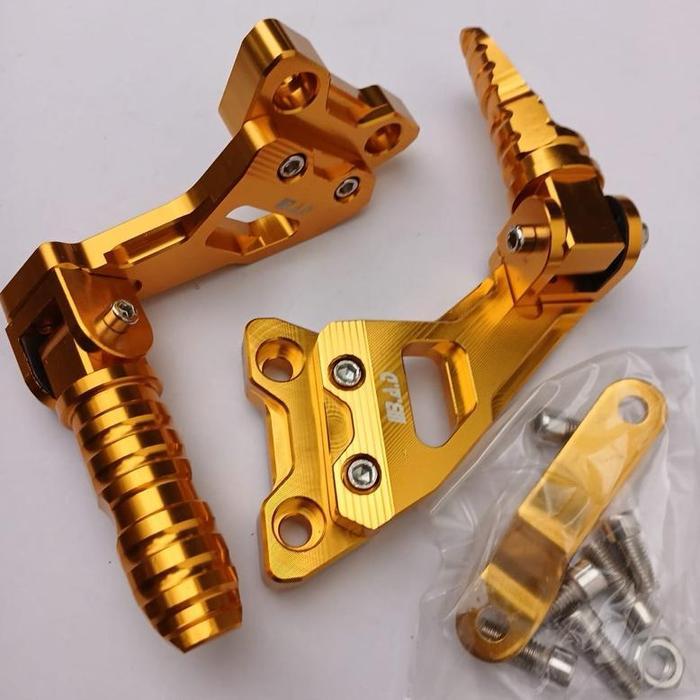 FOOT STEP BELAKANG FU PIJAKAN KAKI BELAKANG MODEL SATRIA FU - KLX FULL CNC - POSTEP BELAKANG CNC - B