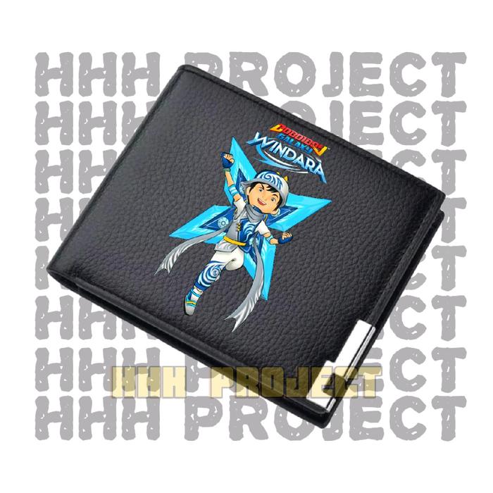 Dompet Uang Kartu Kulit Anak BOBOIBOY BELIUNG GALAXY DOMPET LIPAT BISA COD Fashion Hitam