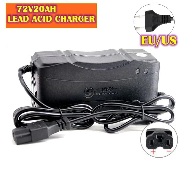 72V 3A Smart Lead Acid Battery Charger Intelligent Pulse Charger For