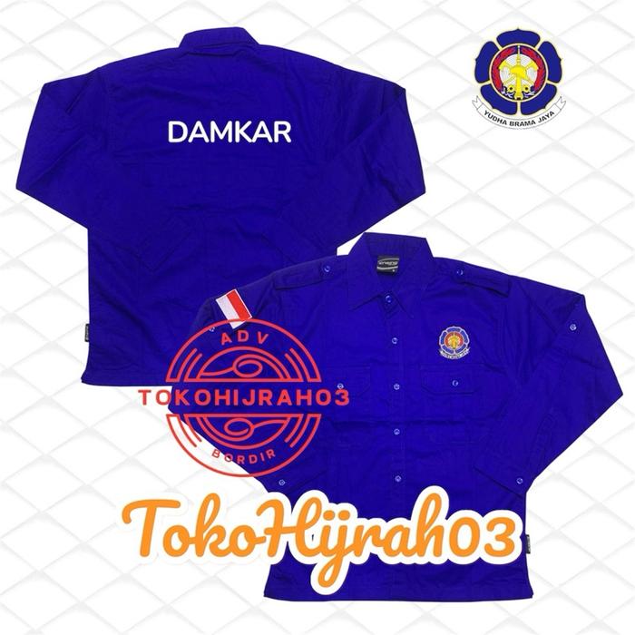 UKURAN BIG SIZE - SERAGAM DAMKAR KEMEJA DAMKAR BAJU DAMKAR SERAGAM PDH DAMKAR KEMEJA PDH DAMKAR BAJU