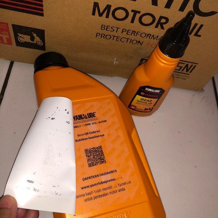 Paket Oli Yamalube matik + oli yamalube mesin 0.8 lt+oli gear 100 ml for all yamaha mio TOP