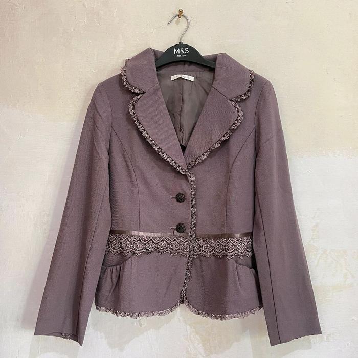 Blazer Premium Bahan Jatuh Brand AXES FEMME