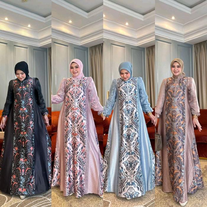 GAMIS DRESS CHERISH ORI PREMIUM BY iRna emerald