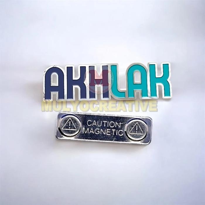 Pin BUMN AKHLAK Bentuk Logo - Pin Bros Aksesoris Akhlak