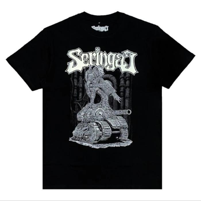 promo Tshirt SERINGAI X JAGER - WOLFTANK