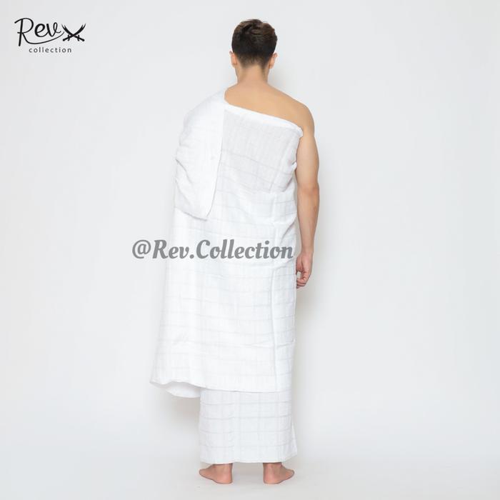 AtarPedia Kain Ihram Set Baju Ihram Atasan dan Bawahan Ardha Exclusive Perlengkapan Haji dan Umroh P