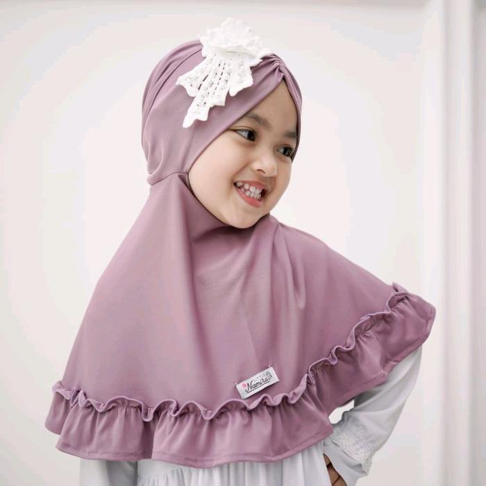 Jilbab Anak Rannelia/ Jilbab Anak Syari i unik/Jilbab Anak Lucu/Grosir Jilbab Anak Surabaya