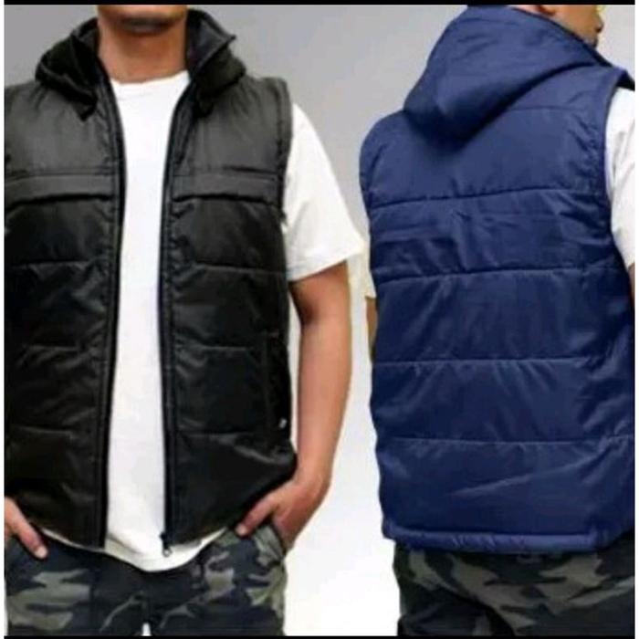 Rompi parasut casual / Rompi parasut vest pria / Jaket Rompi pria / jaket rompi parasut / jaket romp