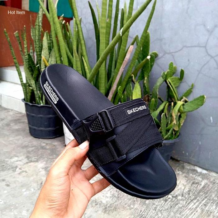 SANDAL SKECHERS PRIA JUMBO TERBARU SIZE 43 - 50 | best seller