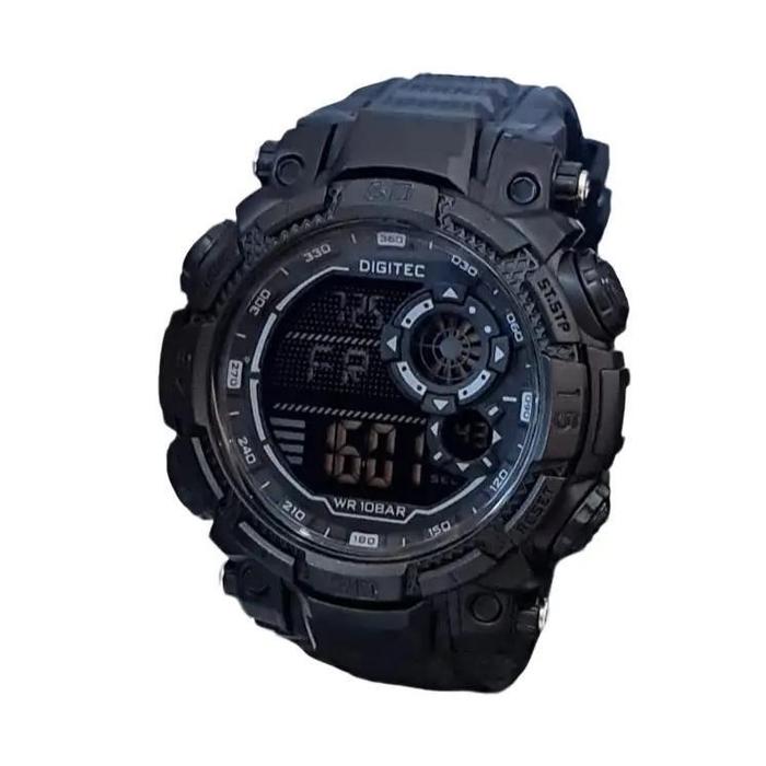 jam tangan pria digitec dg 5030 original digital angka huruf besar for big hand fashion Watches
