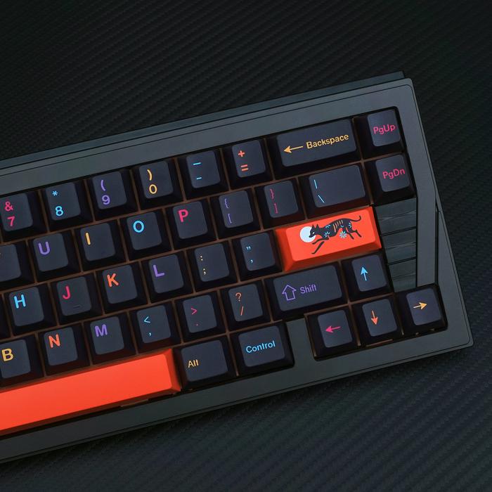 KBDiy GMK Mictlan 143 Keys PBT Keycap Hangul Dye-Sub Cherry Profile Alice ISO 7U Keycaps For Aula 60