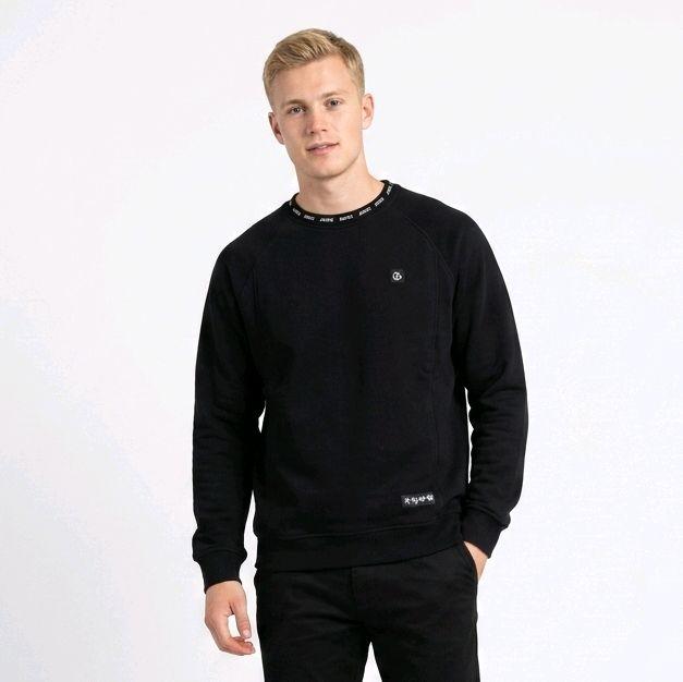 Sweater Pria Lengan Panjang Juice Ematic Original Klo Basic Black