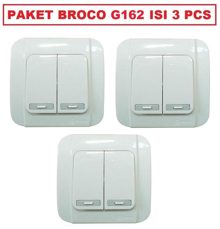 Steker + Saklar dengan lampu (On/Off) Broco - 13311L