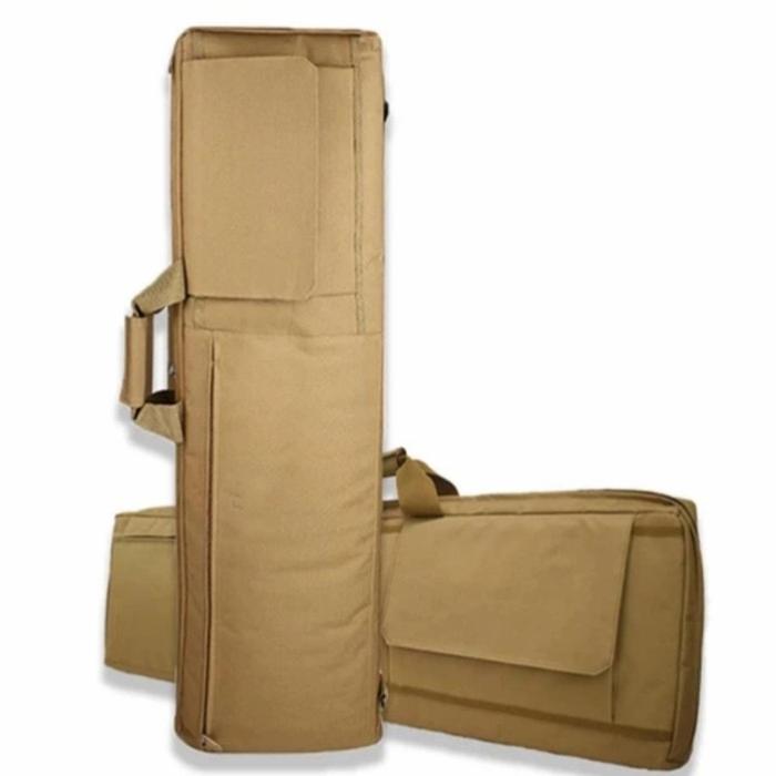 Tas Senjata Laras Panjang 90cm busa telor 2 compartemen