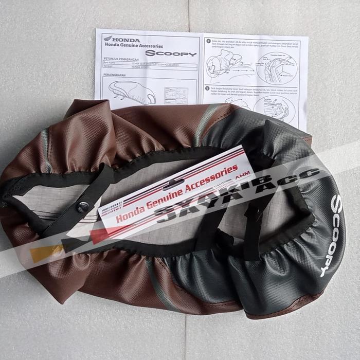 Terbaik Sarung Jok Motor/ Seat Cover Scoopy 2018 Original Terimakasih