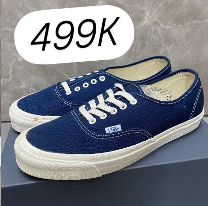 sepatu sneaker VANS Authentic berwarna biru SIZE 46 BNIB