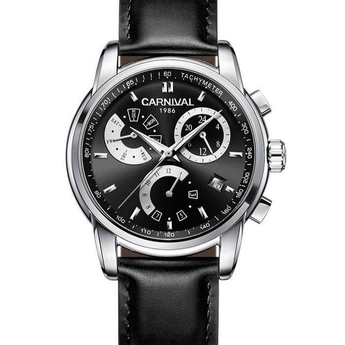Reloj Hombre CARNIVAL Multifunction Automatic Watch Men Mechanical