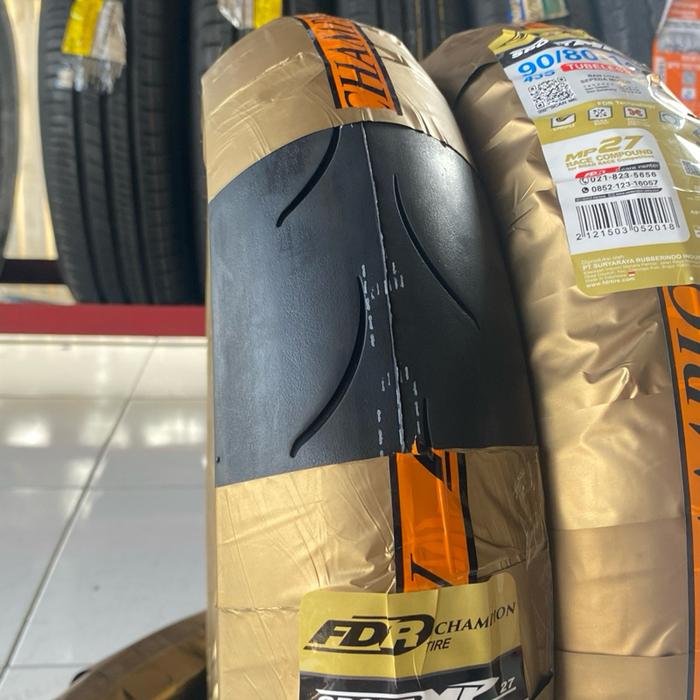 BAN FDR MP27/ BAN LUAR TUBELESS DONAT 90/80-14 MP27 SOFTCOMPOUND