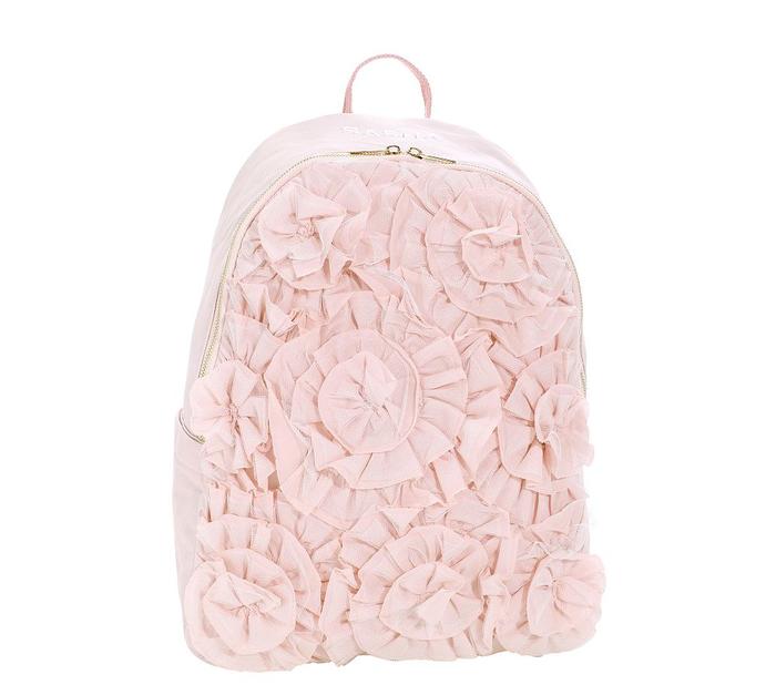 Pottery Barn Monique Lhuillier Blush Rosette Backpack